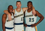 Tim Hardaway, Mitch Richmond, & Chris Mullin Signed Warriors Jersey (Beckett)