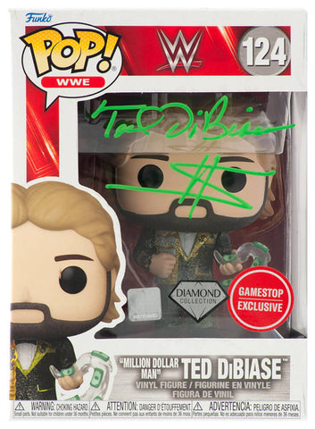 Ted DiBiase Signed 'Million Dollar Man' WWE Diamond Funko Pop #124 - (SS COA)