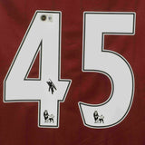 Mario Balotelli Signed Manchester City Away Soccer Jersey #45 with Beckett COA