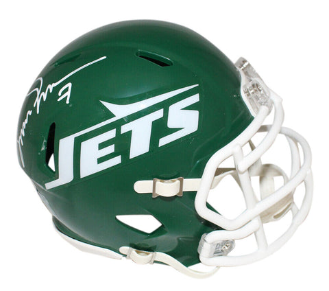 Boomer Esiason Autographed New York Jets Mini Helmet TB Beckett 40434