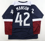 Josh Manson Signed Colorado Avalanche/ Col. Rockies Throwback Jersey (Beckett)