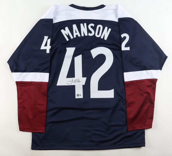 Josh Manson Signed Colorado Avalanche/ Col. Rockies Throwback Jersey (Beckett)