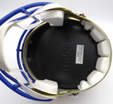 Aaron Donald Autographed Flash Yellow Full Size Helmet Rams Beckett 1W393329