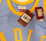 Lakers Shaquille Shaq O'Neal Autographed Mitchell & Ness Jersey Beckett WU13474