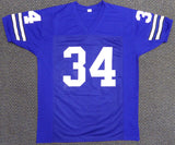 DALLAS COWBOYS CORNELL GREEN AUTOGRAPHED BLUE JERSEY BECKETT BAS STOCK #119723
