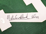 CELTICS NATE "TINY" ARCHIBALD AUTOGRAPHED GREEN JERSEY "HOF 91" JSA 215715