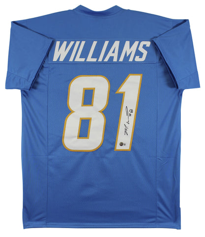 Mike Williams Authentic Signed Powder Blue Pro Style Jersey BAS Witnessed