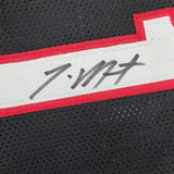 Autographed/Signed Ja Morant Portland Black Basketball Jersey JSA COA