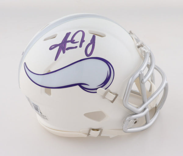 Aaron Jones Signed Minnesota Vikings Alternative Mini Helmet - Beckett