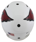 Cardinals Larry Fitzgerald Signed Speed Flex Full Size Helmet W/ Case BAS Wit