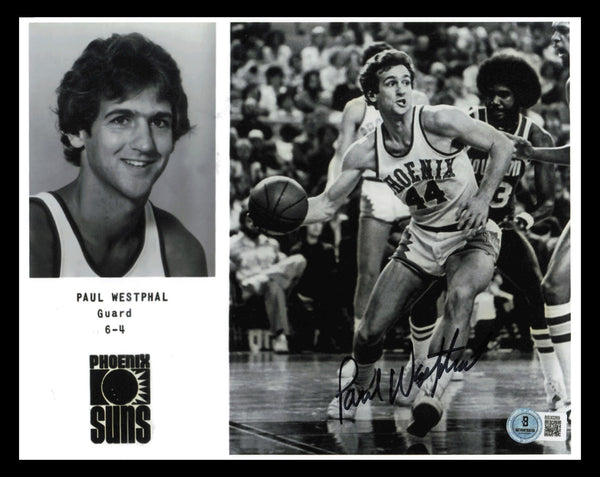 Paul Westphal Autographed Signed 8x10 Photo Phoenix Suns Beckett BAS QR #BS30269