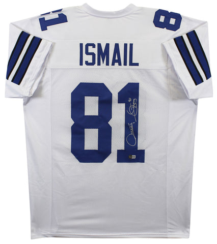 Raghib "Rocket" Ismail Authentic Signed White Pro Style Jersey BAS Witnessed
