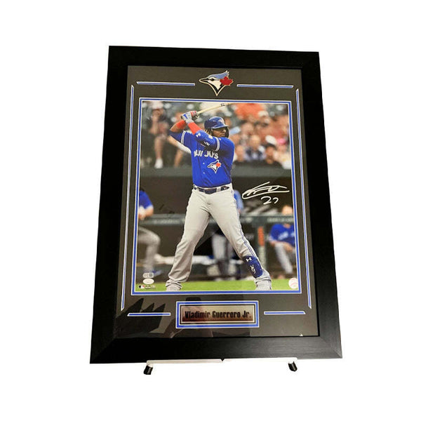 Vladimir Guerrero Jr. Autographed 16x20 Framed Photo -- Toronto Blue Jays JSA COA