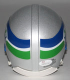 Jim Zorn Signed Seattle Seahawks Throwback Mini-Helmet (JSA COA)