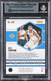 Knicks Obi Toppin Authentic Signed 2020 Panini Mosaic #220 Card BAS Slabbed