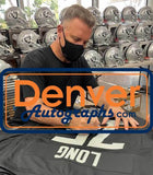 Howie Long Autographed/Signed Pro Style Black XL Jersey BAS 30407