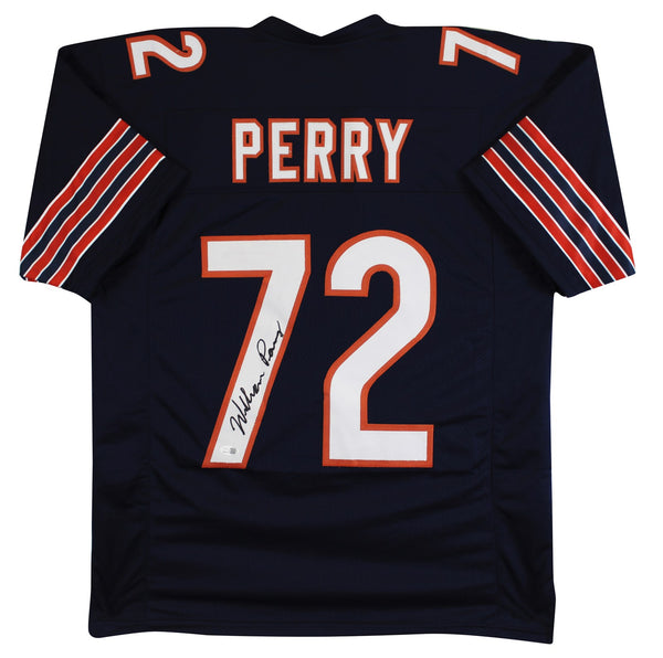 William Perry Authentic Signed Navy Pro Style Jersey Autographed JSA Witness
