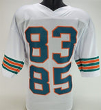Marks Brothers / Mark Clayton & Mark Duper Signed Miami Dolphin Jersey (JSA COA)