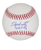 Edgar Martinez Signed Seattle Mariners OML HOF Baseball Beckett 41198