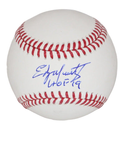 Edgar Martinez Signed Seattle Mariners OML HOF Baseball Beckett 41198