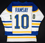Craig Ramsay Signed Buffalo Sabres Jersey (JSA COA) Buffalo Left Wing 1971-1985