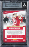 49ers Robbie Gould Authentic Signed 2019 Prestige #91 Card BAS Slabbed