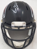 MICHAEL VICK AUTOGRAPHED FALCONS BLACK 03-19 MINI HELMET BECKETT 223742