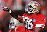 San Francisco "49ers 1980's Legends" Team Highlight Stat Jersey Signed / 6 Stars