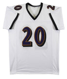 Ed Reed Authentic Signed White Pro Style Jersey Autographed BAS Witnessed