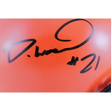 Denzel Ward Autographed/Signed Cleveland Browns VSR4 Mini Helmet JSA 53095