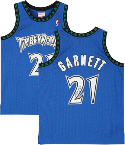 Kevin Garnett Timberwolves Signed Mitchell & Ness 2002-2003 Swingman Jersey
