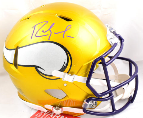 Randy Moss Autographed Vikings F/S Flash Speed Authentic Helmet - Beckett W Holo