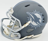 TYREEK HILL AUTOGRAPHED DOLPHINS SLATE GRAY SPEED MINI HELMET BECKETT 233362