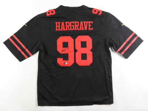 Javon Hargrave Signed San Francisco 49ers Nike Authentic Jersey /Beckett/Def End