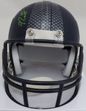 SHAQUILL GRIFFIN AUTOGRAPHED SEAHAWKS MINI HELMET IN GREEN MCS HOLO 134384