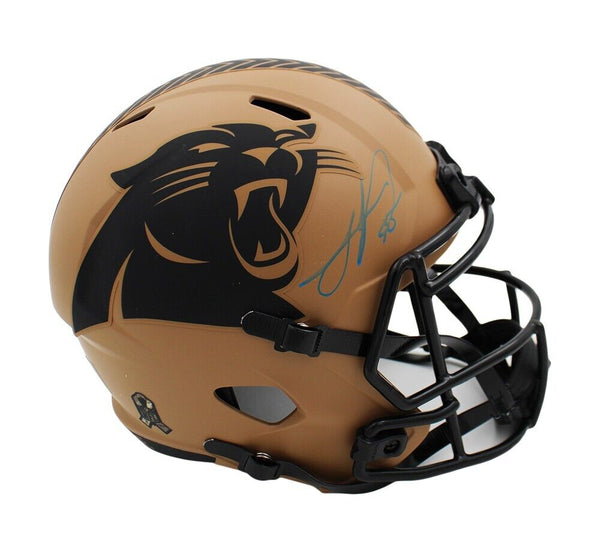 Julius Peppers Signed Carolina Panthers Speed Full Size STS 2 Helmet
