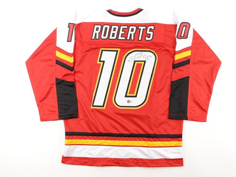 Gary Roberts Signed Calgary Flames Jersey (Beckett) 1989 Stanley Cup Champion