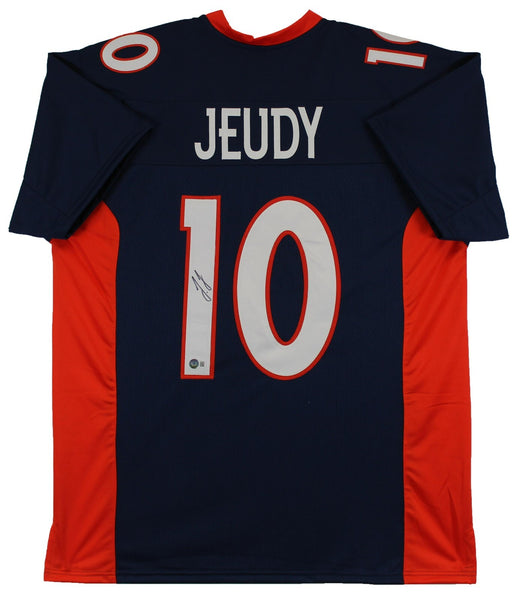 Jerry Jeudy Signed Denver Broncos Jersey (Beckett)Ex-Alabama Wide Receiver