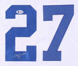 Alex Verdugo Signed Los Angeles Dodgers Jersey (Beckett COA) Rookie Outfielder