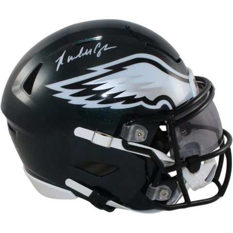 Randall Cunningham Autographed Philadelphia Eagles Midi Helmet Beckett W 53198