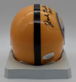 Jack Butler HOF Pittsburgh Steelers Signed/Inscr Mini Football Helmet JSA 212267