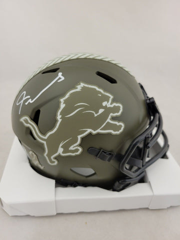 JAMESON WILLIAMS SIGNED DETROIT LIONS STS SPEED MINI HELMET BECKETT QR