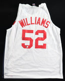 Buck Williams Signed New Jersey Nets Jersey (Beckett) 3xNBA All Star 82, 83, 86