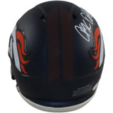 JK Dobbins Autogrraphed/Signed Denver Broncos Speed Mini Helmet JSA 57169