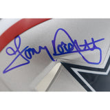 Tony Dorsett Autographed/Signed Dallas Cowboys 1976 TB Mini Helmet Beckett 51264