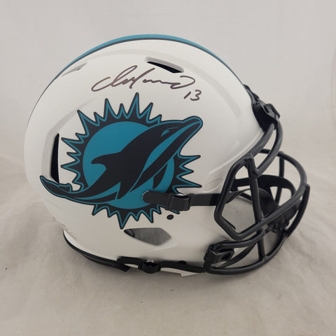 DAN MARINO SIGNED MIAMI DOLPHINS FS LUNAR ECLIPSE SPEED AUTHENTIC HELMET BECKETT