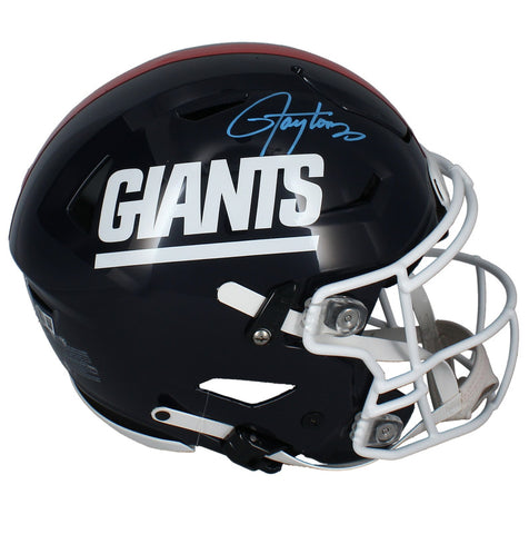 Lawrence Taylor Autographed NY GIants Throwback Speedflex Helmet Beckett