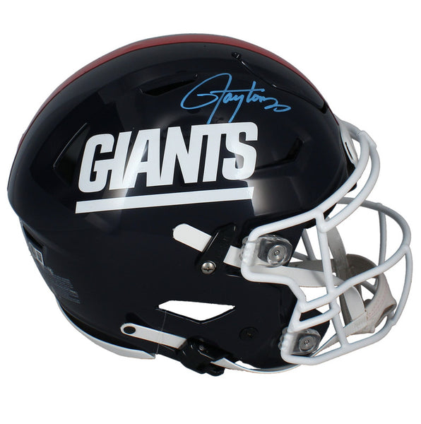 Lawrence Taylor Signed Giants FS T/B Authentic SpeedFlex Helmet BAD MF BAS