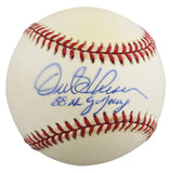 Dodgers Orel Hershiser "88 NL Cy Young" Signed Coleman ONL Baseball BAS #BV01113