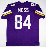 Randy Moss Signed Minnesota Vikings Jersey (Beckett) 6xPro Bowl Wide Receiver
